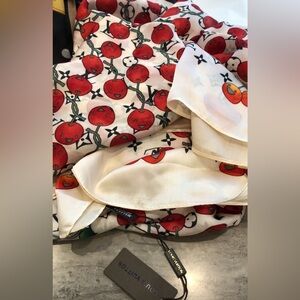 Louis Vuitton 180x90cm large Cherries Print Scarf